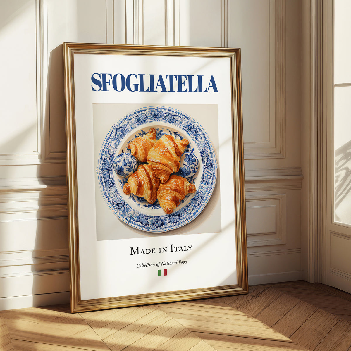Sfogliatella – Italian Dessert Dish, Brasserie Wall Decor