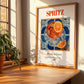 Spritz – Italian Cocktail Drink, Hotel Lobby Poster, no-text version framed in wood