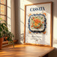 Cassata – Italian Dessert Dish, Restaurant Poster, no-text version framed in wood