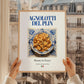 Agnolotti del plin – Italian Pasta, Osteria Illustration, styled in a charming Paris street view