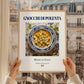 Gnocchi di Polenta – Italian Dish, Bistro Painting, styled in a charming Paris street view