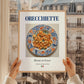 Orecchiette – Italian Pasta, Trattoria Print, styled in a charming Paris street view