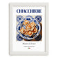 Chiacchiere – Italian Dessert Dish, Farmhouse Kitchen Poster, placed in minimal white frame