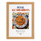 Penne all'arrabbiata – Italian Pasta, Osteria Painting, set in oak frame