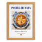 Pastel de nata – Portuguese Dessert Dish, Tavern Poster, set in oak frame