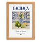 Cachaça – Brazilian Spirit Drink, Sky Bar Wall Art, set in oak frame