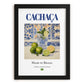 Cachaça – Brazilian Spirit Drink, Sky Bar Wall Art, in sleek black frame