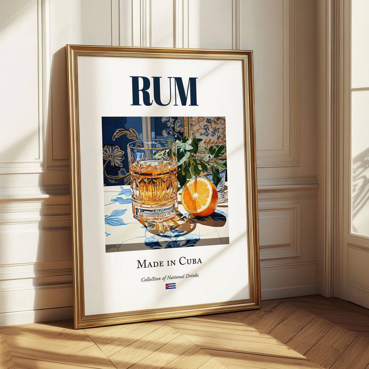 Rum – Cuban Spirit Drink, Rooftop Terrace Wall Decor