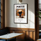 Porter – English Beer, Taproom Poster, clean layout with no caption