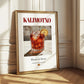 Kalimotxo – Spanish Cocktail Drink, Speakeasy Illustration