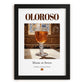 Oloroso – Spanish Dessert Wine, Vinoteca Art, in sleek black frame