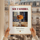 Sol y Sombra – Spanish Cocktail Drink, Cocktail Lounge Wall Art, styled in a charming Paris street view