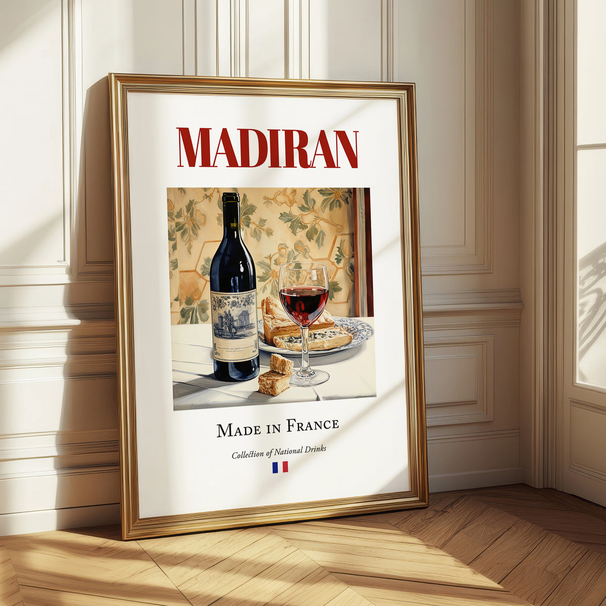 Madiran – French Red Wine, Vinoteca Illustration