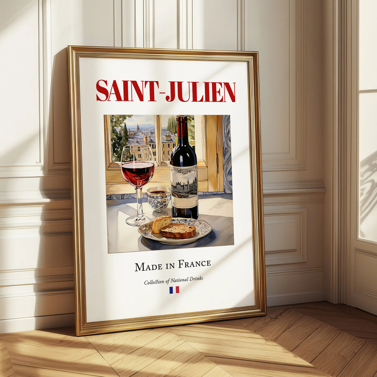 Saint-Julien – French Red Wine, Vinoteca Wall Art