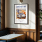 Café au lait – French Coffee, Espresso Bar Print, clean layout with no caption