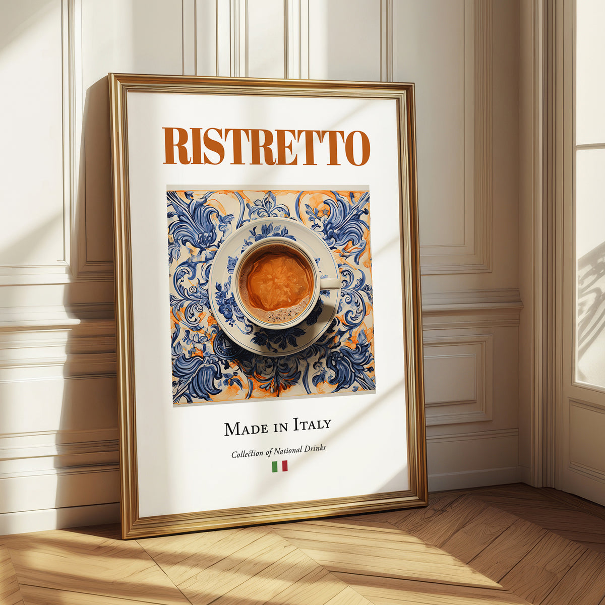 Ristretto – Italian Coffee, Street Café Illustration