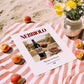 Nebbiolo – Italian Red Wine, Wine Bar Poster, unframed on coastal sand