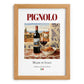 Pignolo – Italian Red Wine, Tasting Room Print, set in oak frame
