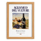 Aglianico del Vulture – Italian Red Wine, Enoteca Painting, set in oak frame