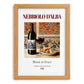 Nebbiolo d’Alba – Italian Red Wine, Bodega Poster, set in oak frame