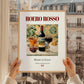 Roero Rosso – Italian Red Wine, Vineyard Terrace Poster, styled in a charming Paris street view