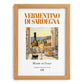 Vermentino di Sardegna – Italian White Wine, Vinoteca Poster, set in oak frame