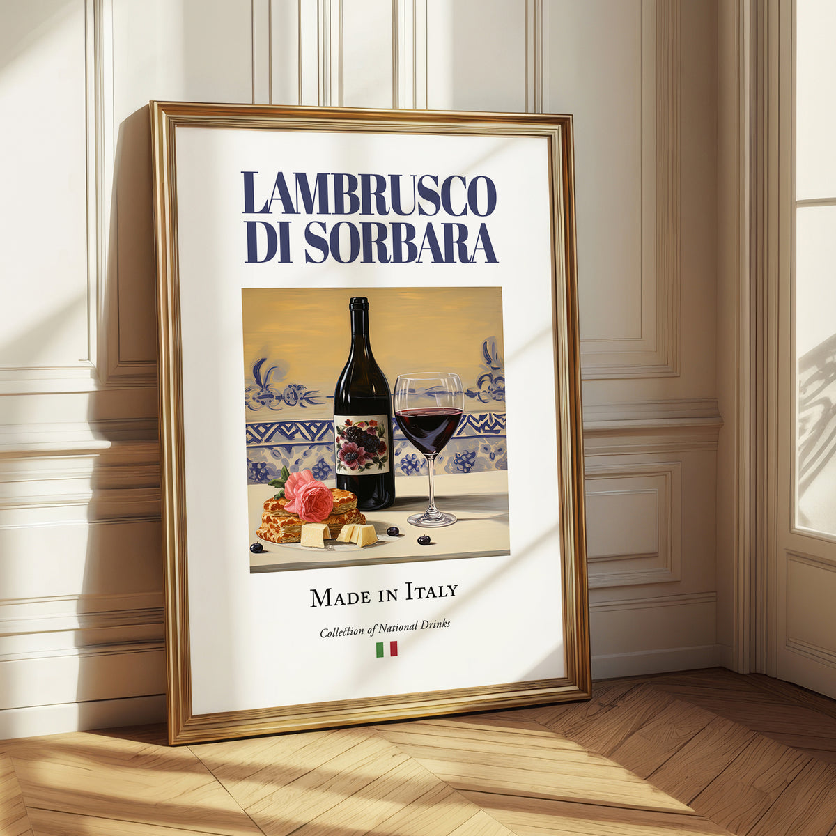 Lambrusco di Sorbara – Italian Sparkling Wine, Tasting Room Poster