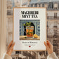 Maghrebi Mint Tea – Moroccan Tea, Tea Lounge Poster, styled in a charming Paris street view