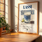 Lassi – Pakistani Beverage Drink, Hotel Lobby Wall Decor, no-text version framed in wood