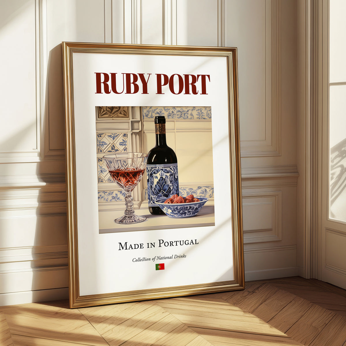 Ruby Port – Portuguese Dessert Wine, Wine Bar Print