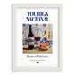 Touriga Nacional – Portuguese Red Wine, Tasting Room Illustration, placed in minimal white frame