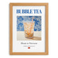 Bubble Tea – Vietnamese Tea, Tea Room Wall Art, set in oak frame