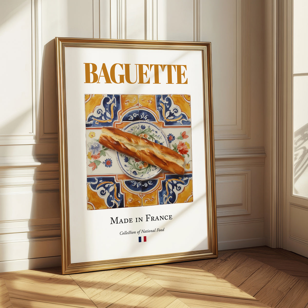 Baguette – French Bread Dish, Bistro Print