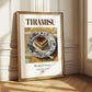 Tiramisu – Italian Dessert Dish, Café Poster