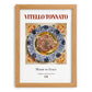 Vitello Tonnato – Italian Meat Dish, Restaurant Painting, set in oak frame