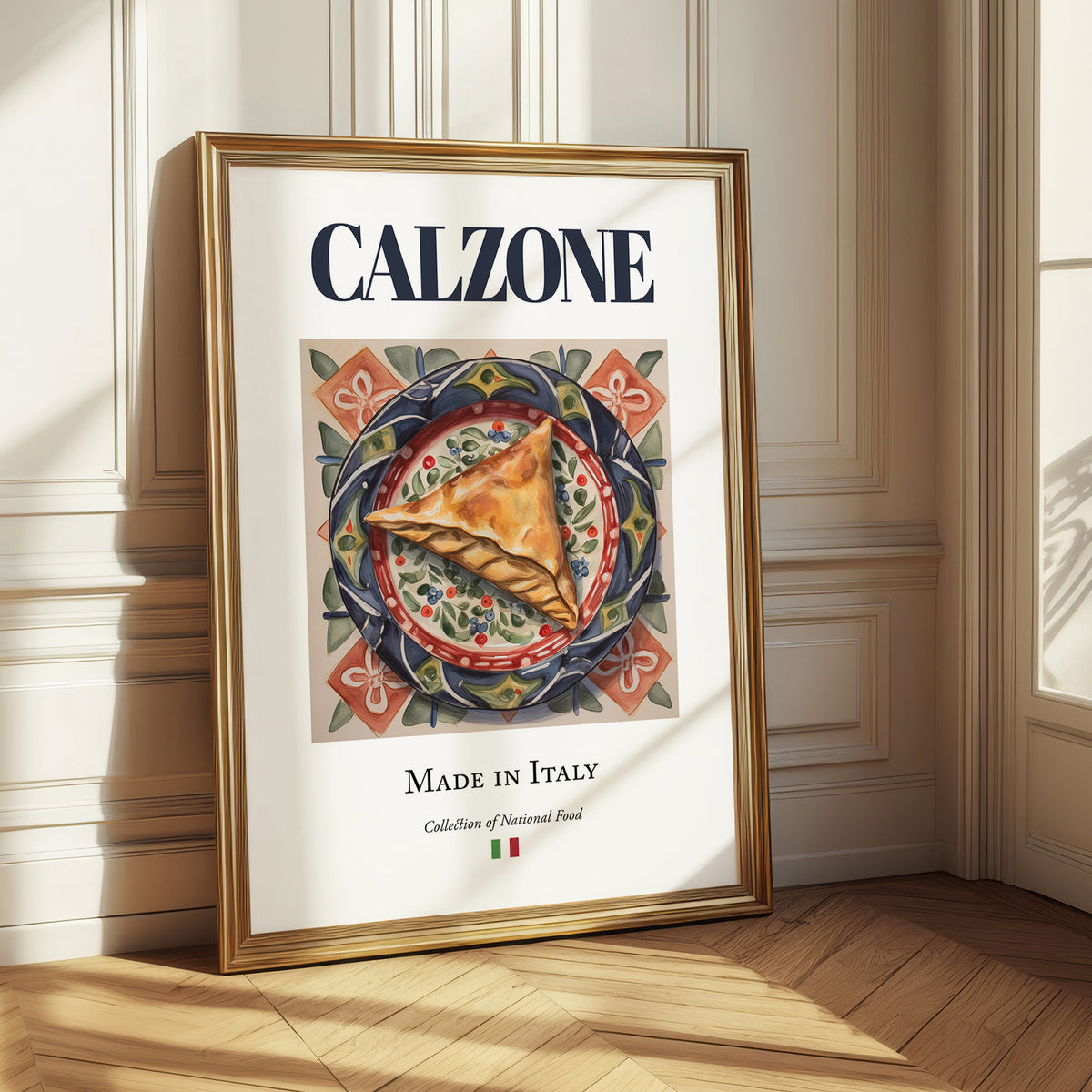 Calzone – Italian Snack Dish, Tavern Poster