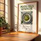 Pesto alla Genovese – Italian Sauce Dish, Bistro Poster, no-text version framed in wood