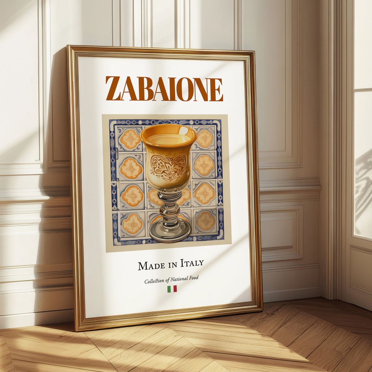Zabaione – Italian Dessert Dish, Bistro Print