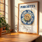 Porchetta – Italian Meat Dish, Tavern Print, no-text version framed in wood