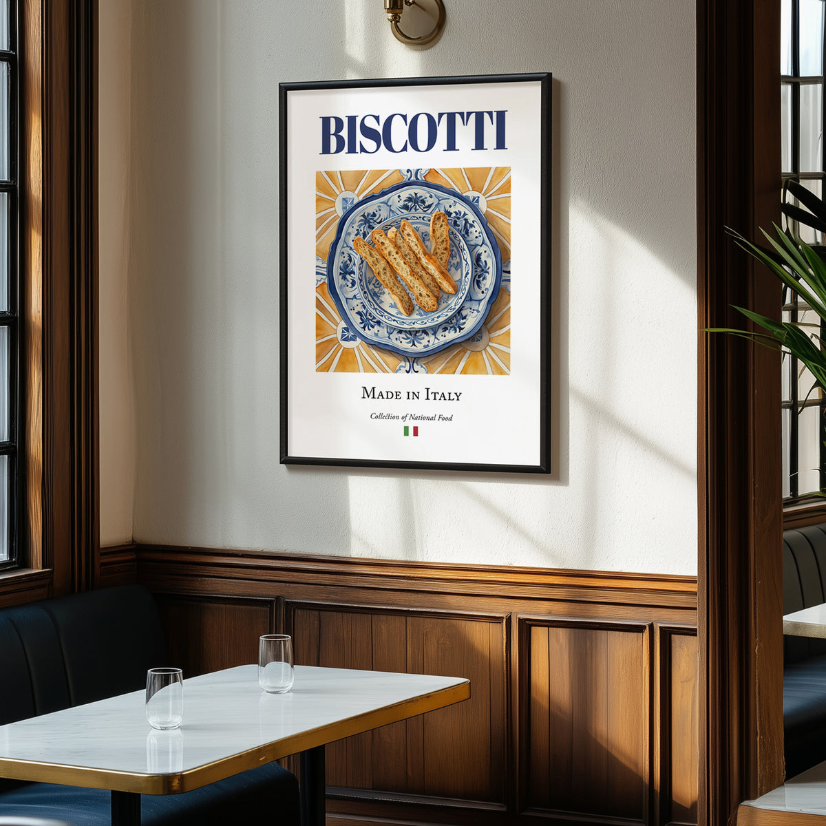 Biscotti – Italian Dessert Dish, Tavern Still Life, clean layout with no caption