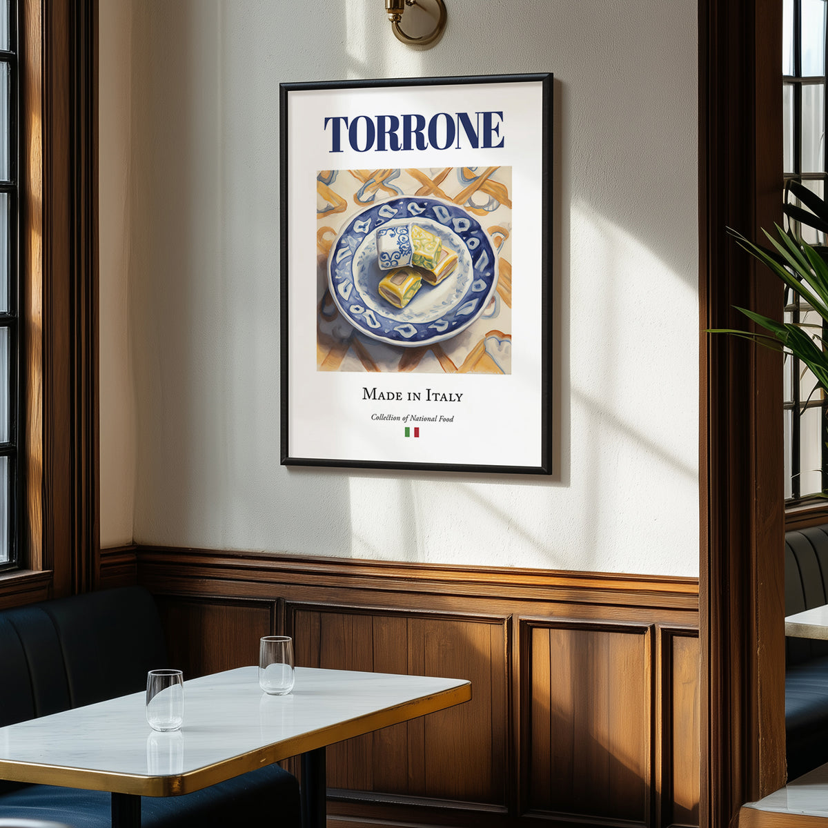 Torrone – Italian Dessert Dish, Tavern Poster, clean layout with no caption