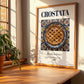 Crostata – Italian Dessert Dish, Bistro Poster, no-text version framed in wood