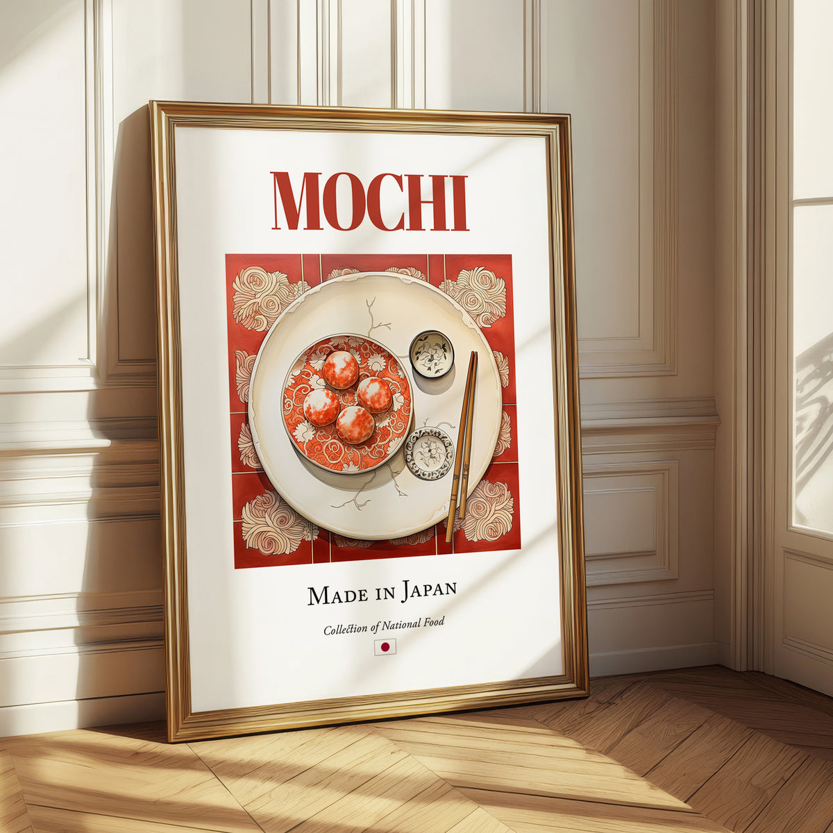 Mochi – Japanese Dessert Dish, Restaurant Art