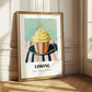 Limone – on Striped Tablecloth, Gelato Wall Painting