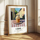 Gelato Caffe – Italian Street Café Scene, Gelato Illustration