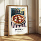 Pizza Diavola – Italian Outdoor Café Scene, Pizza Wall Decor