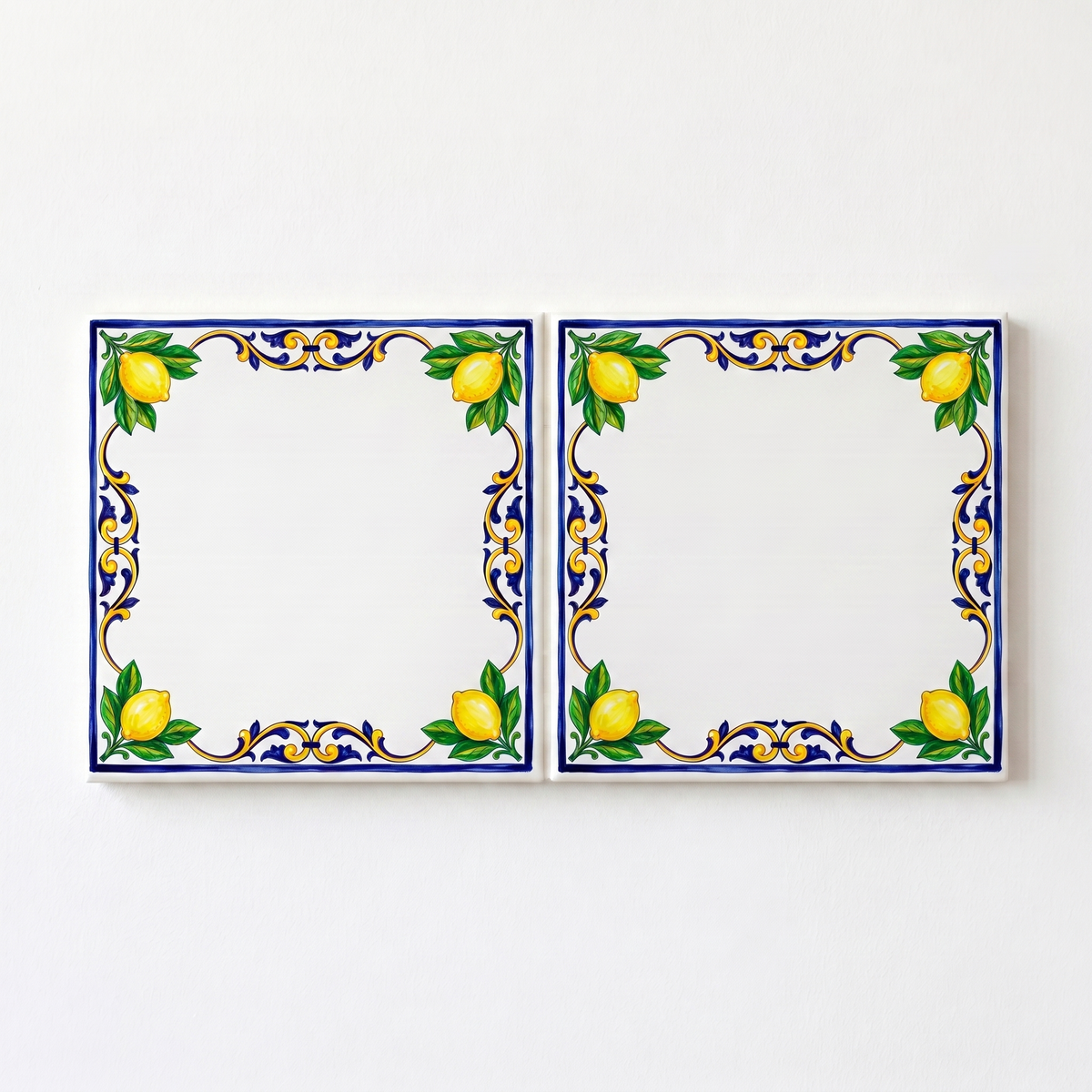Set of 2 Maiolica Pattern-Only Tiles · Save 50%