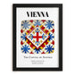 Vienna, Austria – Tourist Destination Poster, in sleek black frame