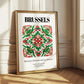 Brussels, België – Travel Wall Art, styled in a charming Paris street view