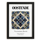 Ostend, Belgium – Travel Wall Decor, in sleek black frame